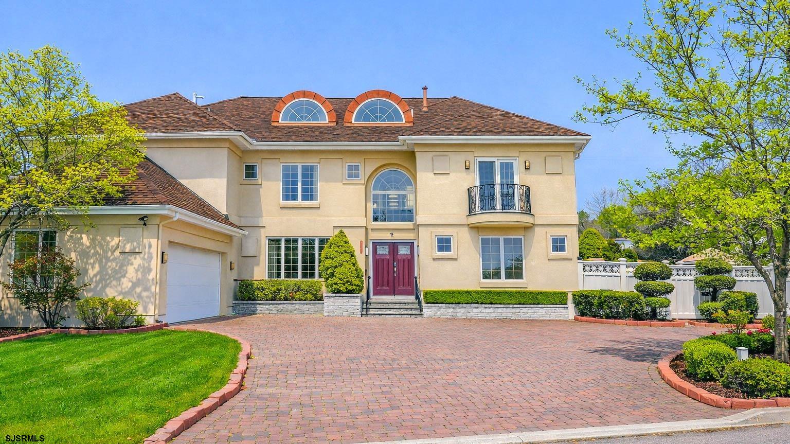 Exceptional opportunity to own a premier residence in the highly desirable Linwood Country Club neighborhood, offering panoramic views of the golf course, bay, marsh, and distant skylines. As the market continues to appreciate, homes of this size, quality, and location—especially with major recent improvements—are increasingly rare on the island.  Ideally situated just 10 minutes from the beach, this expansive property combines luxury, comfort, and lifestyle. Set on an approximately 18,750 sq ft lot (150 x 125 IRR) on a semi-private cul-de-sac, the home offers privacy while remaining close to Margate, Ventnor, Longport, Atlantic City, and Ocean City, with easy access to beaches, dining, shopping, and entertainment.  A major value-add: the home features a brand-new roof and freshly painted exterior (2025), offering peace of mind and strong curb appeal for years to come. These significant updates complement the home’s impressive scale and craftsmanship.  The residence offers 7 bedrooms and 8.5 bathrooms, including a first-floor ensuite bedroom and private nanny’s quarters. Interior highlights include vaulted ceilings, an open-concept main living area, attached garage, horseshoe driveway, indoor gym, and a 5-zone heating and air-conditioning system. An indoor/outdoor surround sound system is centrally controlled throughout the home.  Outdoor living is designed for both entertaining and everyday enjoyment, featuring a large deck, oversized pool, spa, beautifully paved patio, and a private pool house complete with a full kitchen and bathroom.  Located in a spectacular neighborhood with excellent schools, this home is ideal for both full-time living and a luxury coastal retreat. With recent major exterior upgrades, expansive living space, and resort-style amenities, this is a truly special property and a must-see.