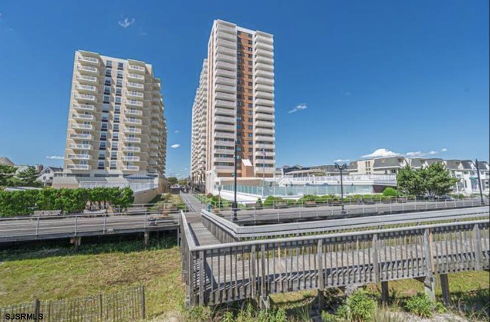 **RARE CORNER UNIT** at the sought after Berkley Condominiums! This turn key opportunity is not to be missed! Enjoy life at the Beach and Boardwalk while taking in stunning views of the Ocean and the Bay from your private corner terrace. Here, you can dine alfresco or relax with your morning coffee, in the glow of the morning sunrise or evening sunsets! This elegant 2 Bedroom / 2 Bath unit also boasts ocean views from both Bedrooms, an inviting layout, Eat-in Kitchen, in-unit Washer/Dryer, additional Dining area as well as a Living Space with views in every direction. The Main Bathroom has been recently updated and the spacious Primary Bedroom has its own Ensuite Bathroom & large soaking tub. The Primary Bedroom also features dual, roomy closets and a separate dressing area. Beach living at the Berkley is a breeze, with all of the wonderful amenities you could ever want, like a huge Heated Pool, with newly resurfaced decks, that overlook the sparkling Ocean & Boardwalk! Common areas include a spacious, newly updated Social Room, just inside the building from the pool, perfect for Private Gatherings. Other Amenities: Newly Renovated Lobby, Fully Equipped Gym & Club Room, 24 hr. Indoor Valet parking, 24 hr. Front Desk & Security Staff and an outdoor lot, dedicated to the building. Walk to area restaurants or take a short drive to the best dining and entertainment nearby. Don’t wait! This one will not last!