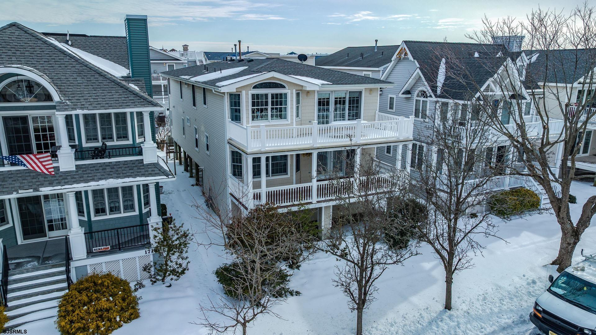 Opportunity knocks for the next owner of 1721 Central Avenue 1st Floor. This original owner first floor condo is just steps to the large beaches in the Gold Coast area of Ocean City. As you enter the unit you will find a step friendly interior situated all on one level. The great room features a large kitchen, dining area, and living space with a gas log insert fireplace. The front porch might be the best room of the house with its ample size and morning shade. As you enter the bedroom area of the property you will find 4 good sized rooms, 2 full baths, and a half bath as a unique bonus. There is a laundry area as well as a linen closet. Outside you will find a rear deck, large carport with parking for multiple cars, large storage area, and enclosed outside shower rooms. Recent upgrades include updated roof (2019), new HVAC system (2024), and a brand new water heater (2025). Come see all that 1721 Central Ave has to offer just in time for sunny and warmer days!