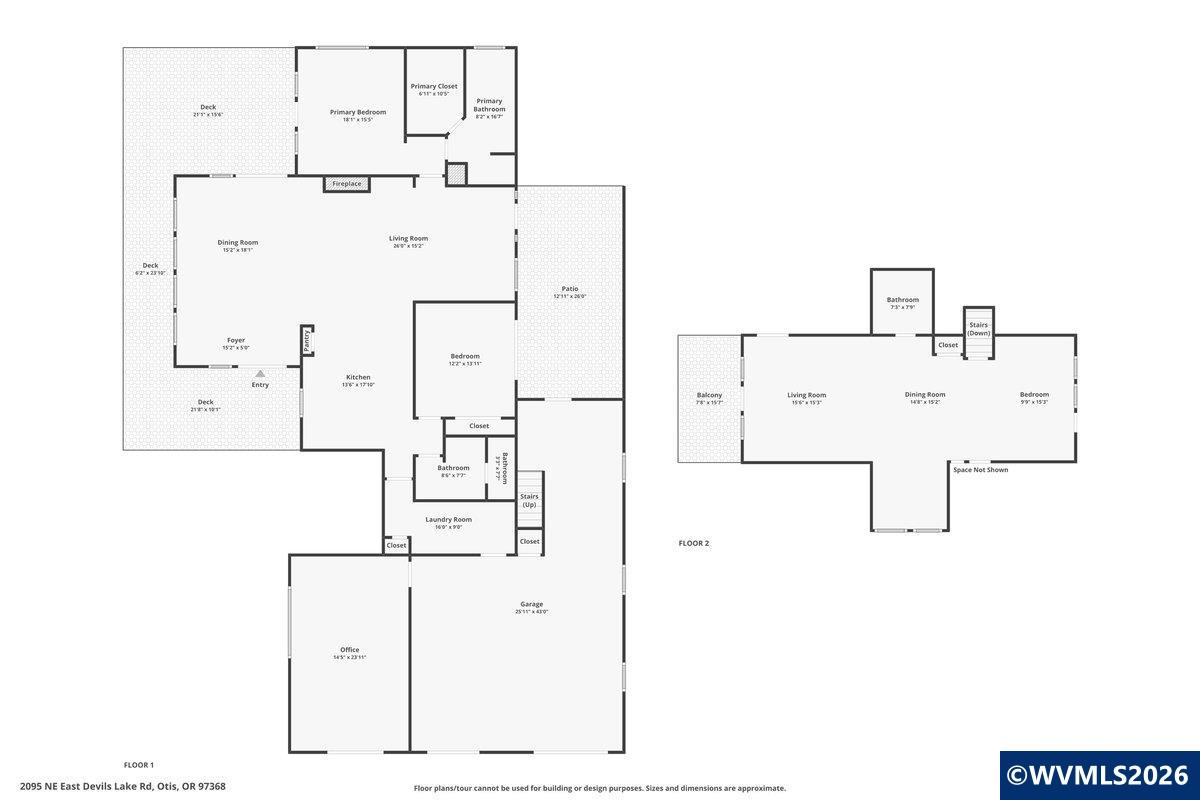 2095 NE East Devils Lake Rd, Otis, OR, 97368