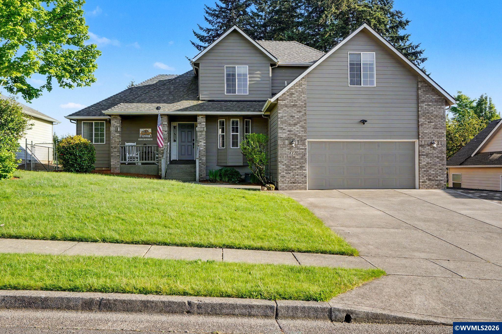 Excellent location on quiet dead end street with views of the surrounding farmland.  Much sought after floor plan with primary bedroom on main level.  Vaulted living room with gas fireplace.  Huge bonus room.  Tasteful updates include new LVP flooring, granite countertops, roof (2019), HVAC, water heater & new carpet.  144' deep lot allows for a spacious backyard which has been meticulously maintained.  Covered porch, deck, patio, UG sprinklers, raised beds, RV space and newly built 12 x 16 shed.