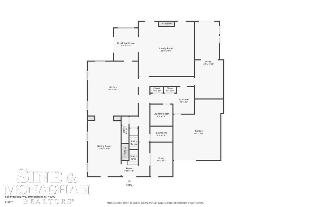 520 Pleasant Street, Birmingham, MI, 48009