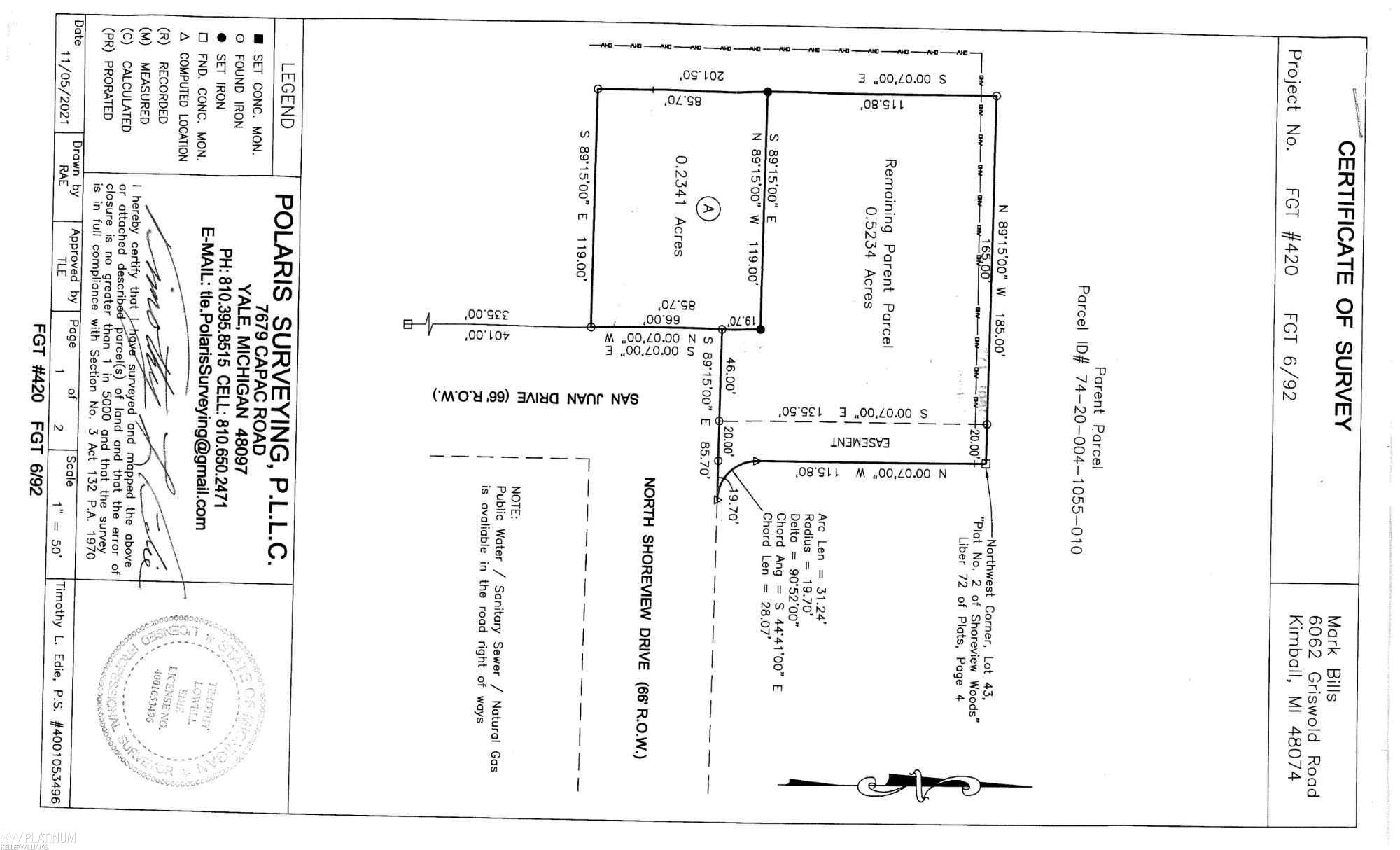 3260 N Shoreview Drive, Fort Gratiot, MI, 48059