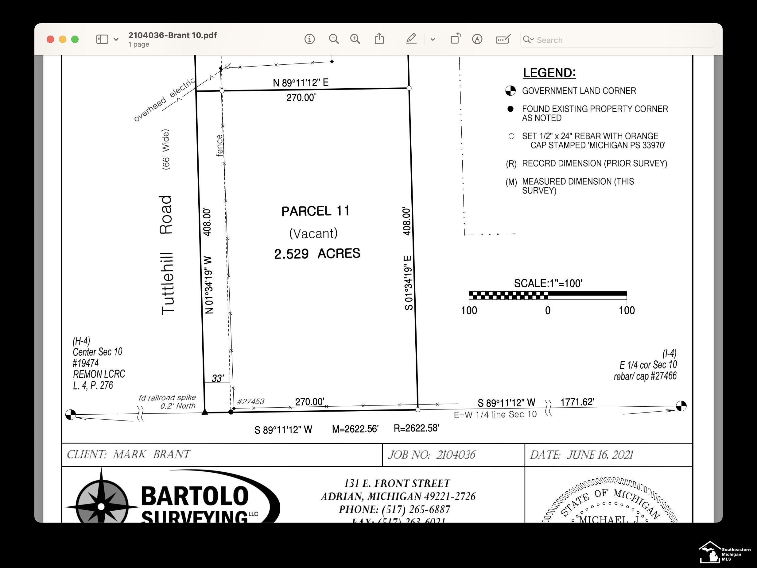 Homes for sale in Milan, MI | 000 Tuttlehill Rd, Milan, MI 48160 | MLS# 50201973