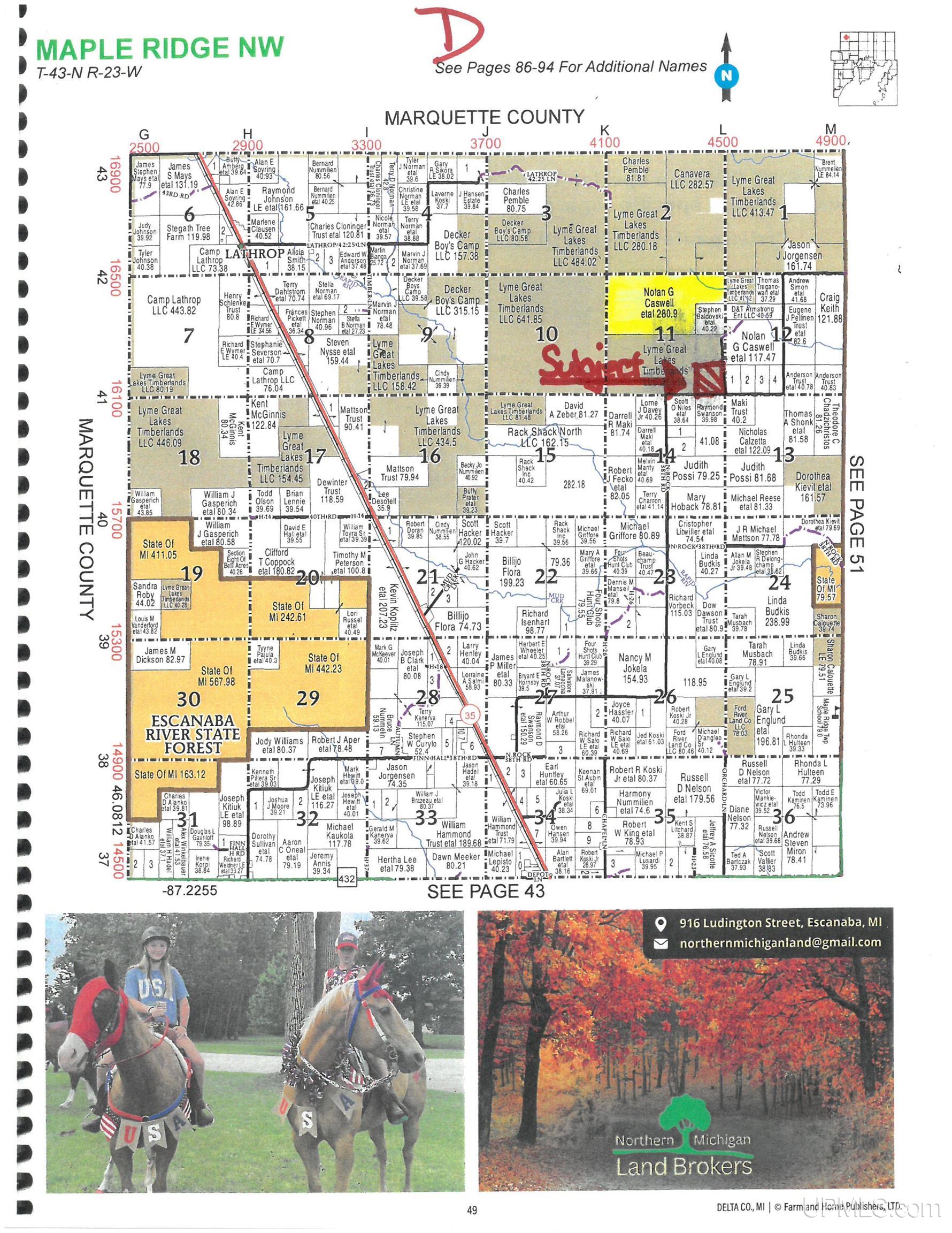 TBD N Rock 38th Rd Se 40 Road, Rock, MI, 49880