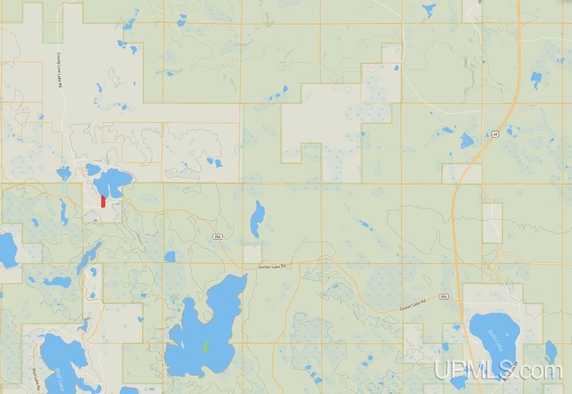 Lot 1 County Line Lake Crossroad, Watersmeet, MI, 49969
