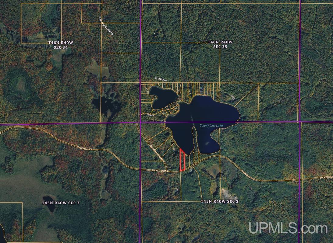 Lot 1 County Line Lake Crossroad, Watersmeet, MI, 49969
