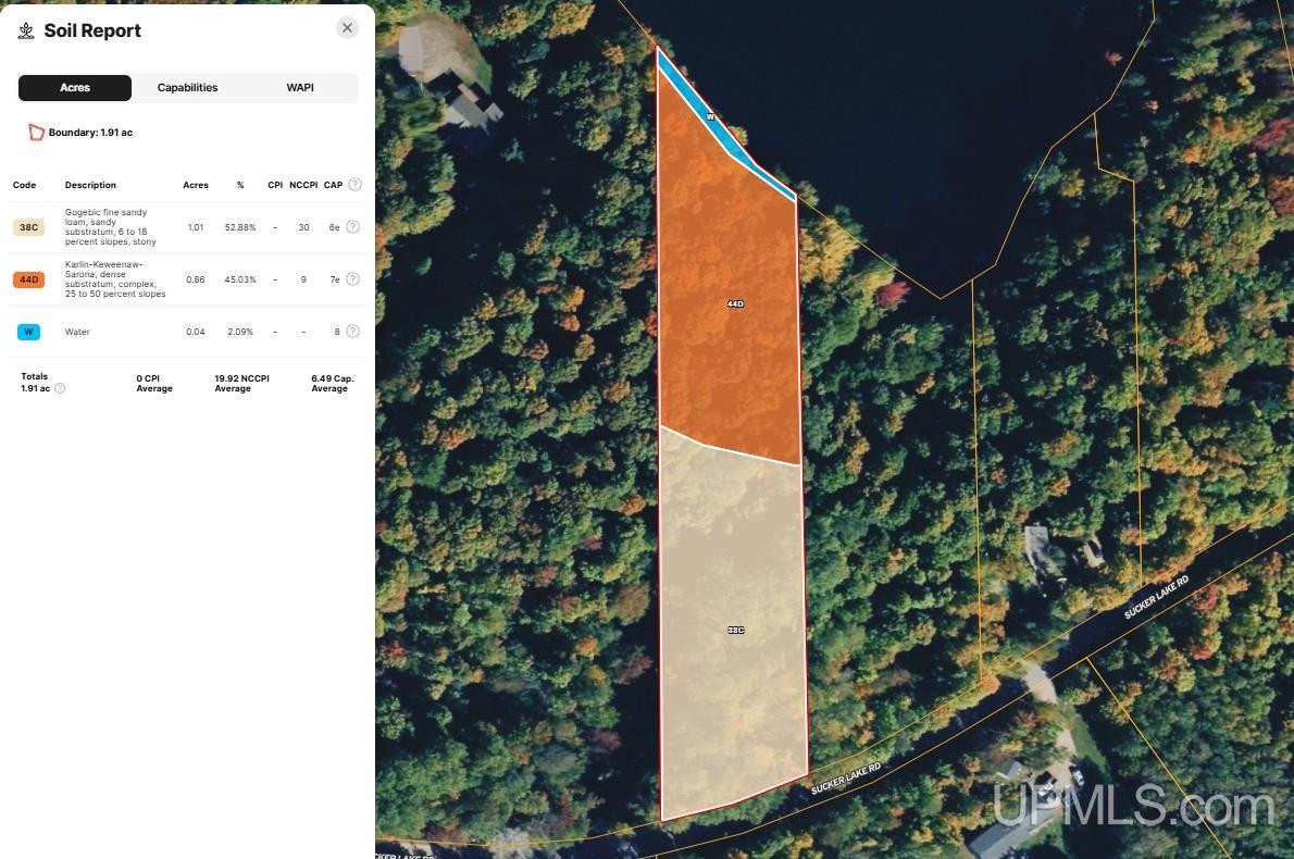Lot 1 County Line Lake Crossroad, Watersmeet, MI, 49969