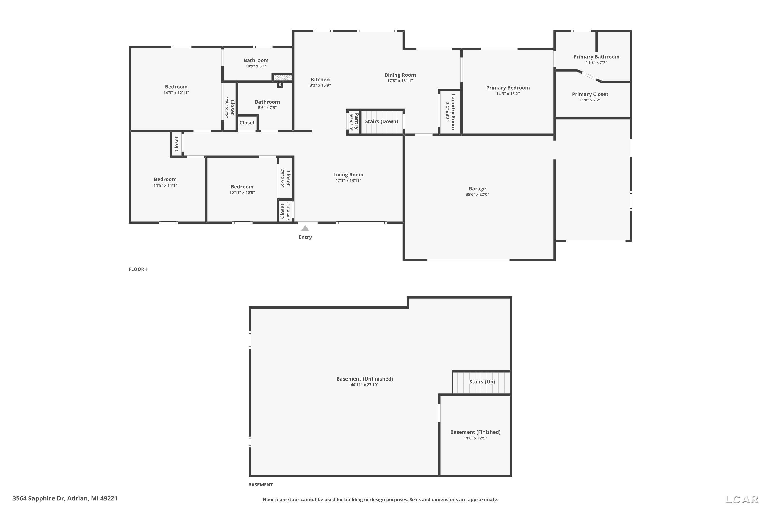 3564 Sapphire Drive, Adrian, MI, 49221