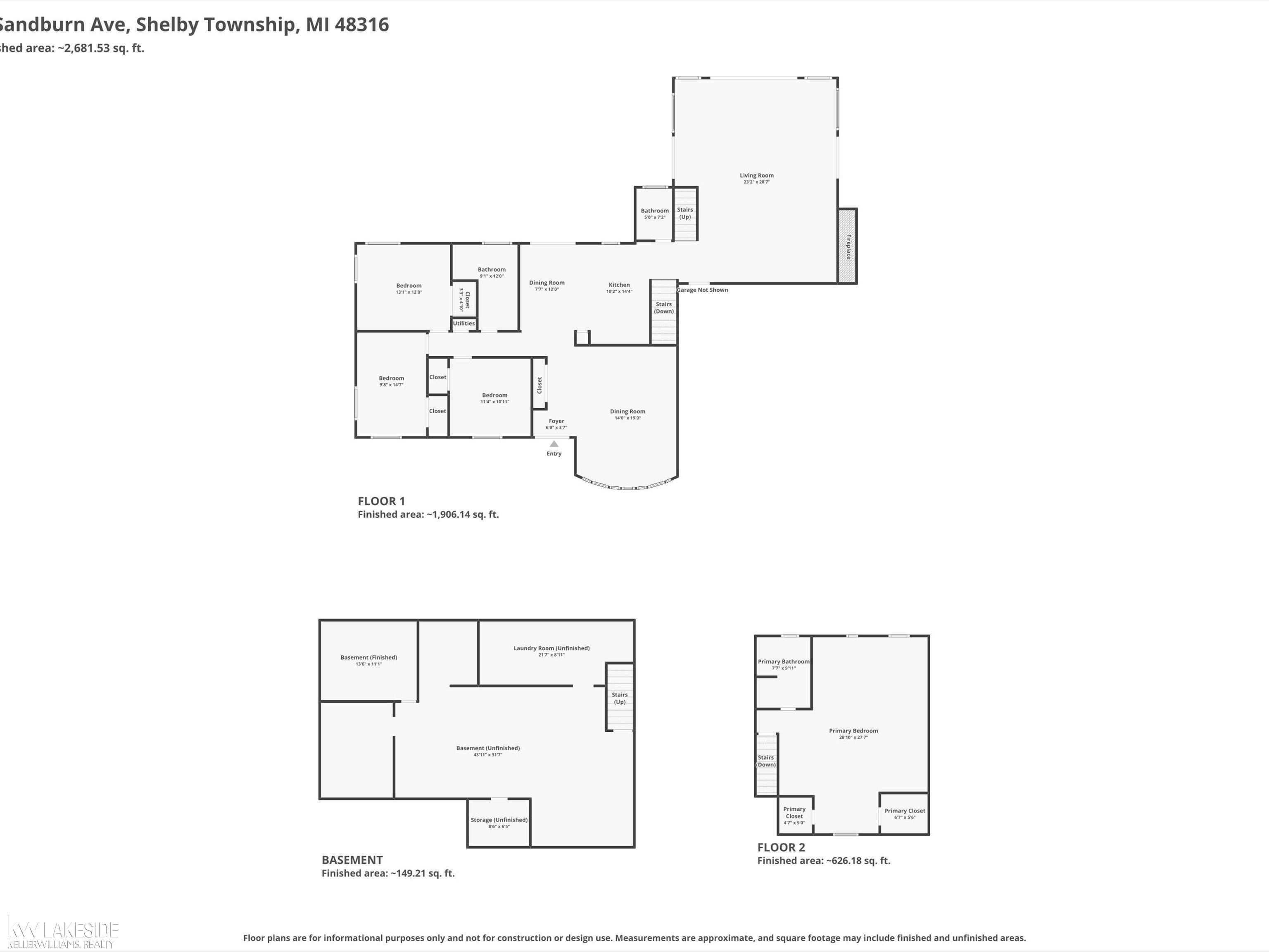5669 Sandburn Avenue, Shelby Twp, MI, 48316
