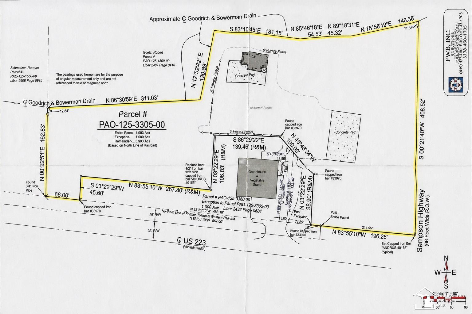 8302 E Us 223 Highway, Palmyra, MI, 49228