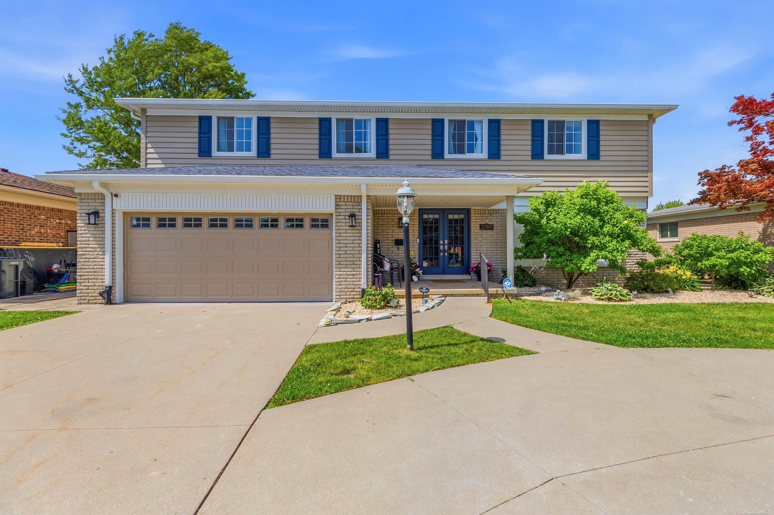 **Open House Saturday 7/11 from 11:00am - 1:00pm**.  Experience waterfront living at its finest with this pristine, meticulously updated canal-front home offering direct access to Lake St. Clair and a boat tie right in your backyard!  Stepping outside you will be greeted with breath taking views of the canal and a beautiful trex deck that will lead you there.   As you walk down to the water you will notice a new wood dock (2026) situated at the water's edge.  Prefer to enjoy the outdoors from inside?  Here you can enjoy a massive sunroom with windows all around to enjoy the view from the comfort of your couch.  If the location and views are not enough, here you can enjoy the following recent updates: new first floor windows (2024), siding (2024), high end front doors (2023), garage door (2024), gutters (2024), sunroom doorwall (2024), landscape updates in front and back of home to stone (2024), and many more.  The interior itself is high quality offering oversized rooms and a jaw dropping primary suite with massive walk in closet.  This home is a beautiful gem and ready for you to move right in!