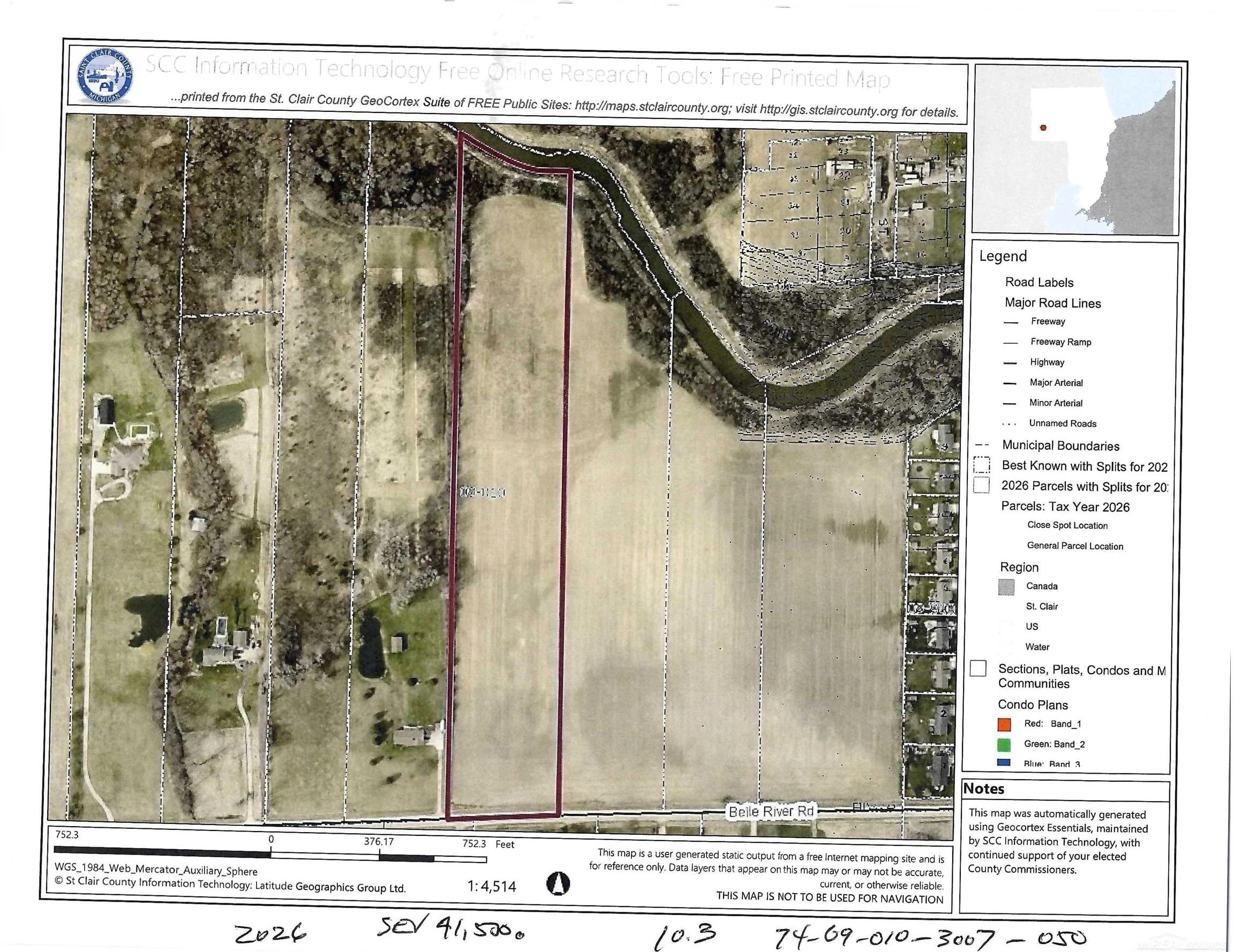 1st image of 0000 Belle River 1 Rd, Berlin Twp, MI 48002 | MLS# 50217174