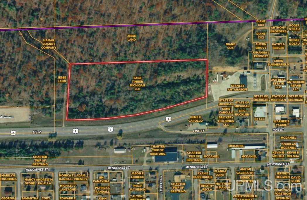 Photo 2 of Land for sale at Tbd Us Hwy 2, Quinnesec, MI 49876 | MLS# 50221954 | Listing updated on 2026-09-16
