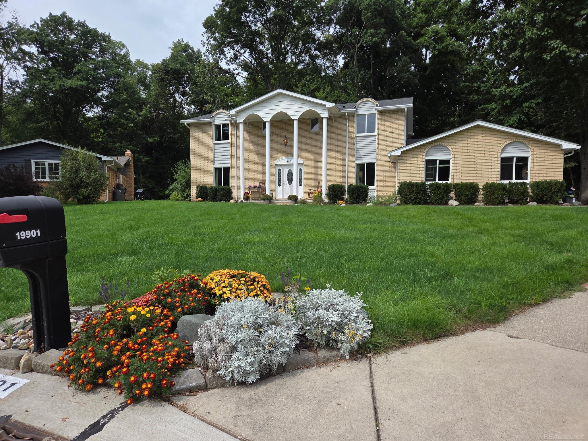 A statuesque brick colonial, an exclusive rare Clinton Twp find, coming soon. Open house on 9-26-26, 2-4pm. This 1.16 acre home, bordering on the Clinton River, is an exceptional 4 BR 2.1 Bath(s) home. The front foyer welcomes guests into a warm living room for quieter visits or into the family room, with natural wood FP, for game day rallies and fun. The awesome views from the back of the home, up and downstairs, transform you to a woodland, full of mature trees and wildlife, unexpected in a suburban home. The design and flow of this home is unmatched in its symmetry. Blt in 1973, gutted in 2018/19, taken down to the studs, current owners have invested $100K in add'l upgrades to the property. Sale is contingent upon Sellers finding a new home.  Seller is known the Listing agent.