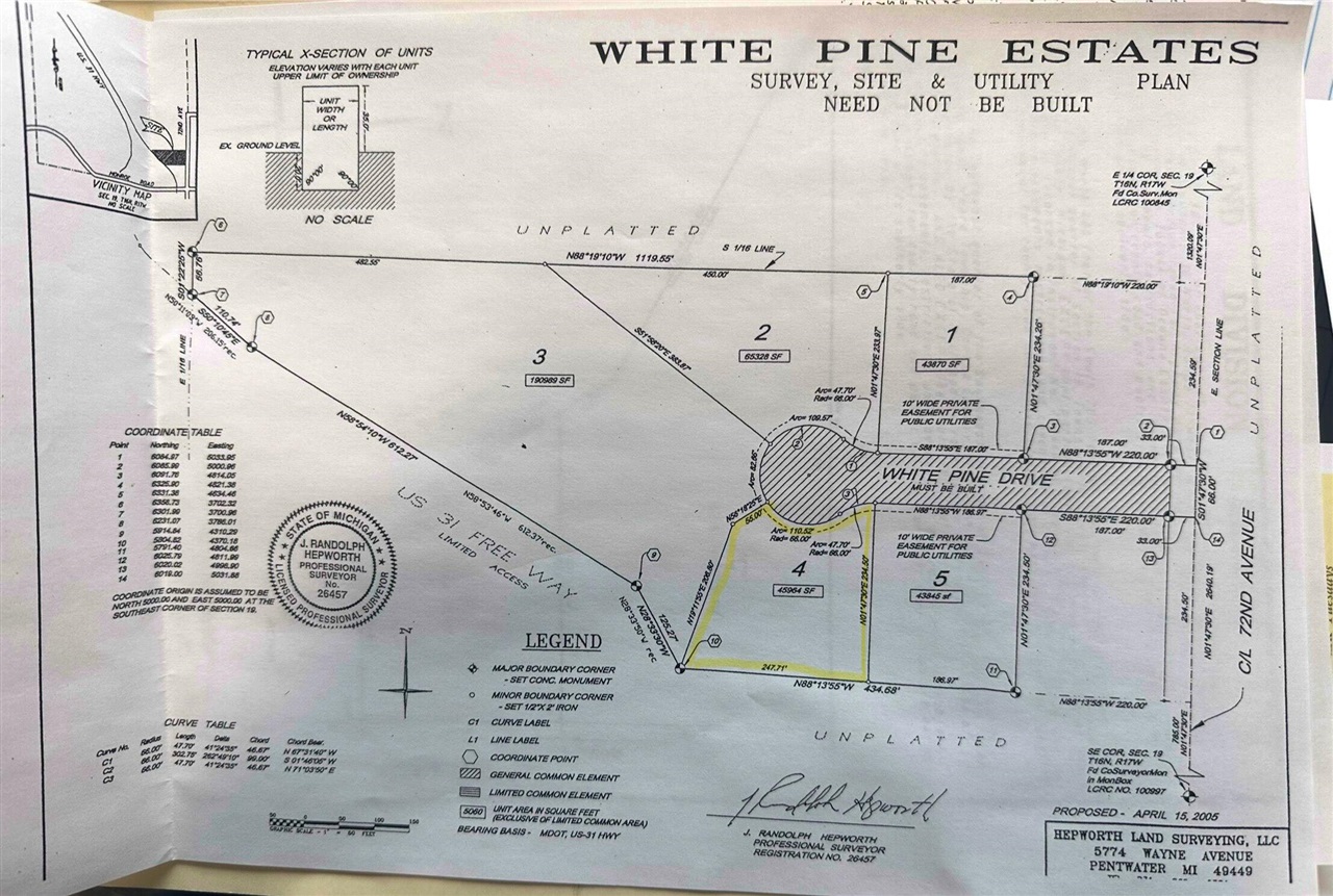 Homes for sale in Hart, MI | V/l 4 White Pine Dr, Hart, MI 49420 | MLS# 70464503