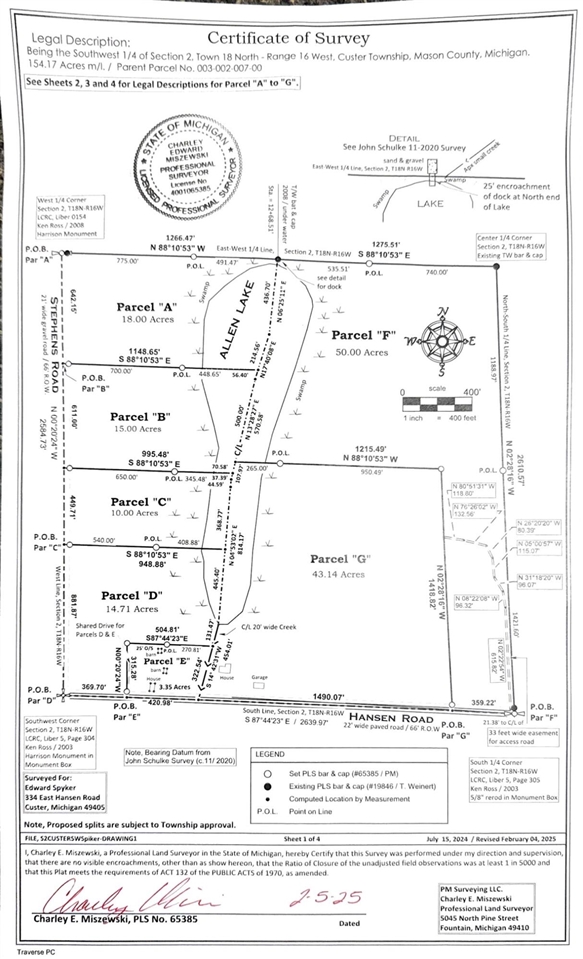 Parcel D N Stephens Road, Custer, MI, 49405