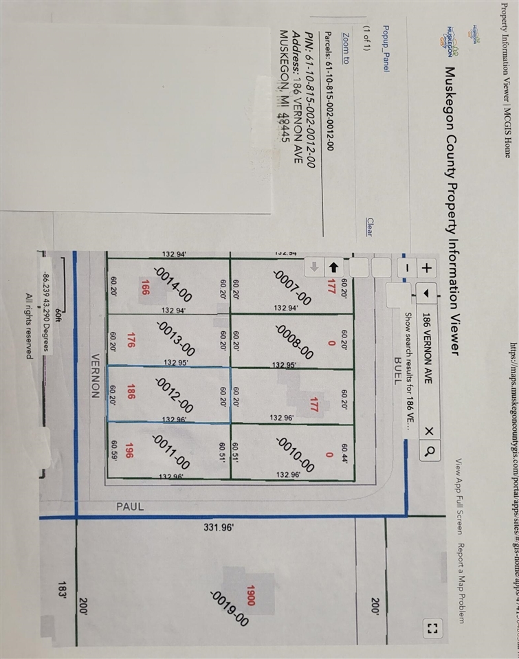 186 Vernon Avenue, Muskegon, MI, 49445-1437