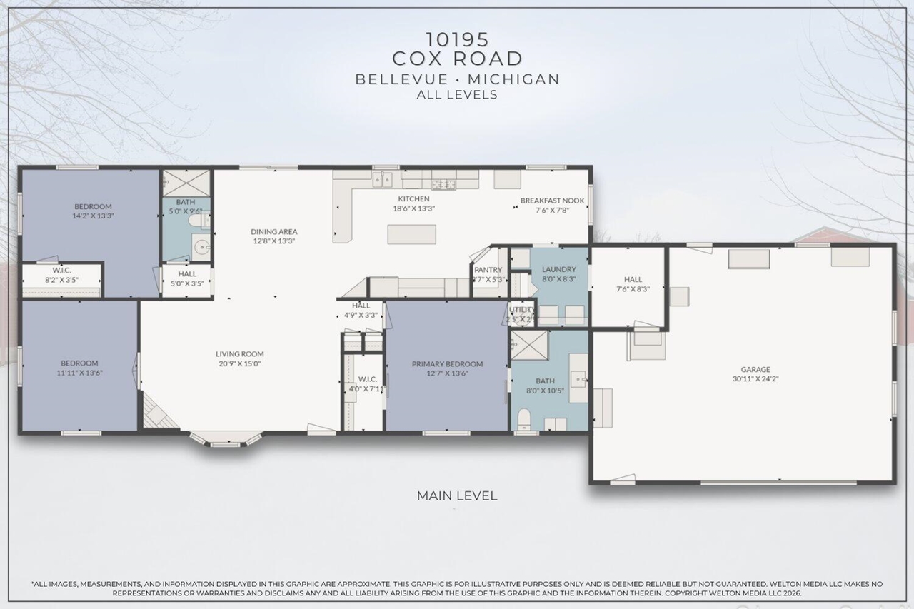 Homes for sale in Bellevue, MI | 10195 Cox Rd, Bellevue, MI 49021 | MLS# 70514318