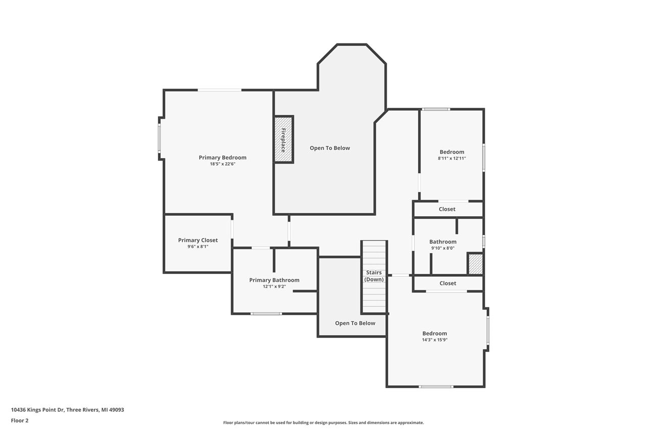 10436 Kings Point Drive, Three Rivers, MI, 49093-9298