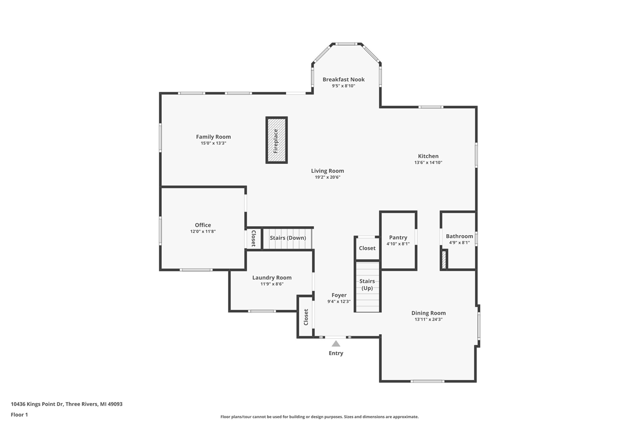 10436 Kings Point Drive, Three Rivers, MI, 49093-9298