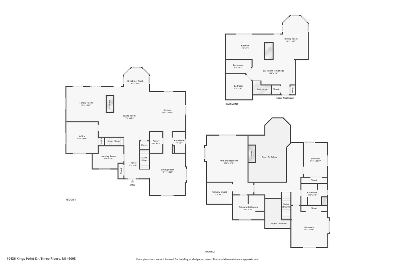 10436 Kings Point Drive, Three Rivers, MI, 49093-9298