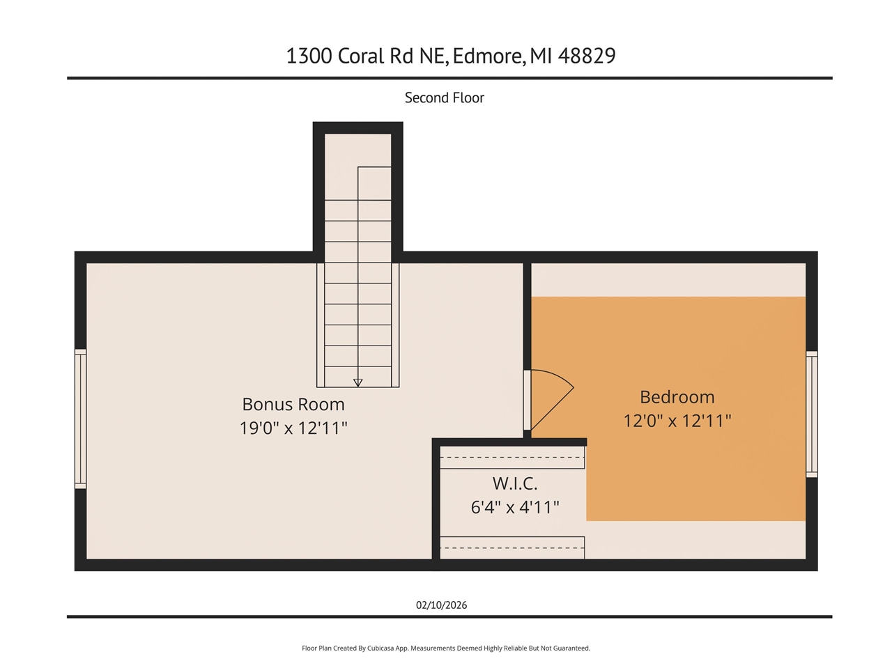 1300 E Coral Road, Edmore, MI, 48829-8319