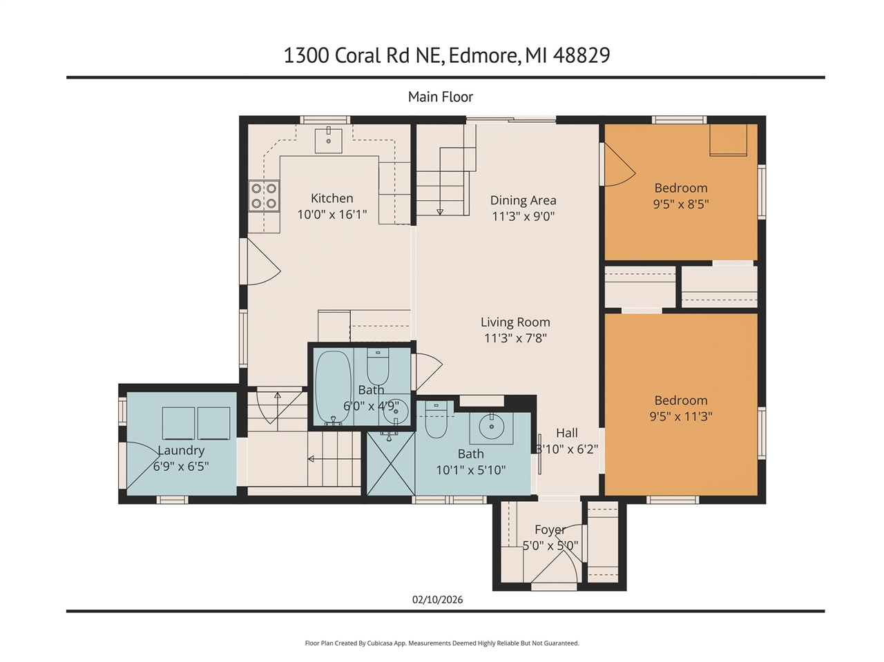 1300 E Coral Road, Edmore, MI, 48829-8319