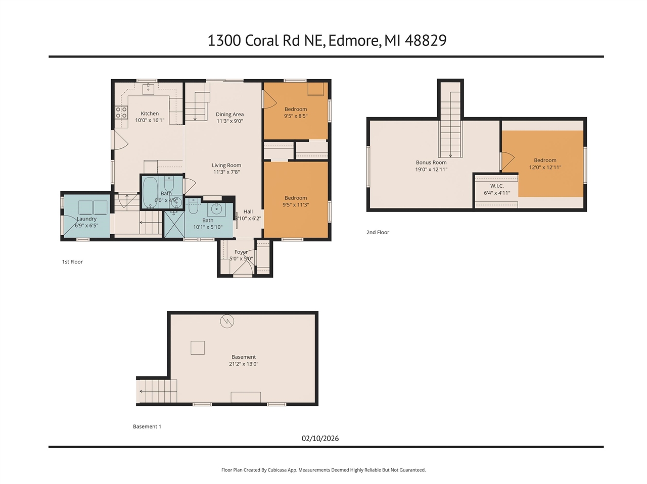 1300 E Coral Road, Edmore, MI, 48829-8319