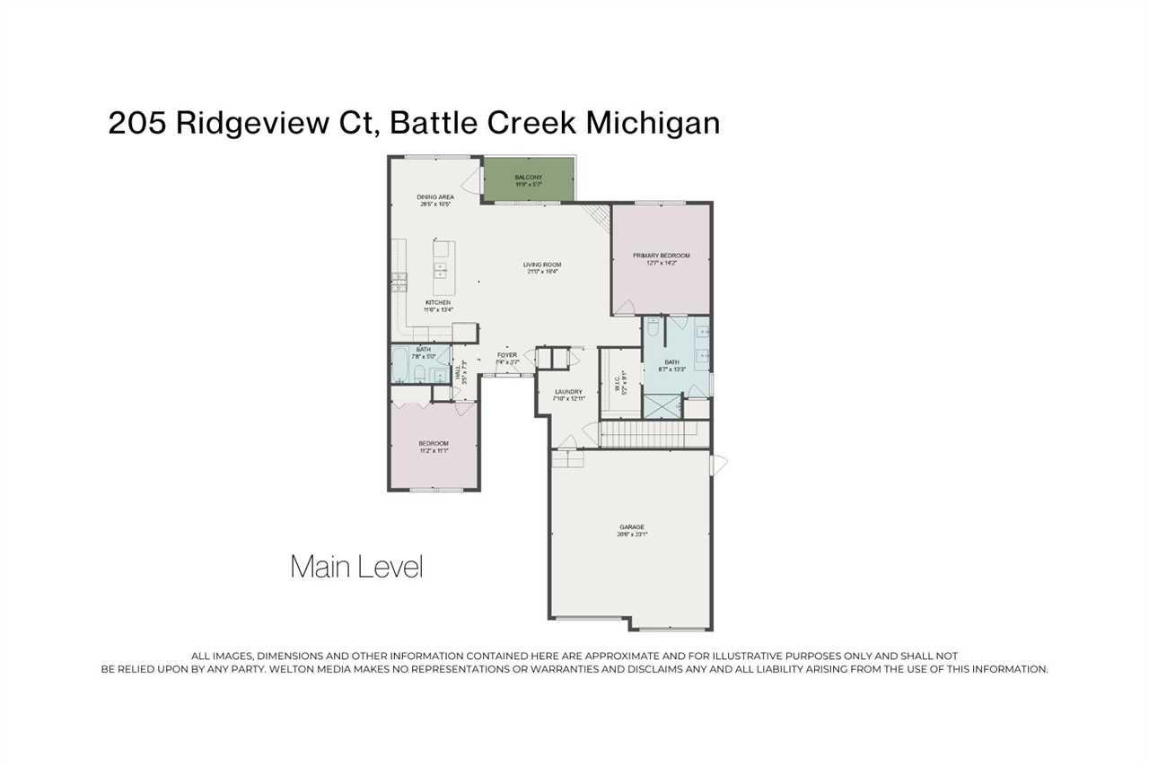 205 Ridgeview Drive, Battle Creek, MI, 49015-7641
