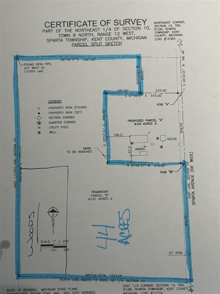 12175 Sparta Avenue, Sparta, MI, 49345