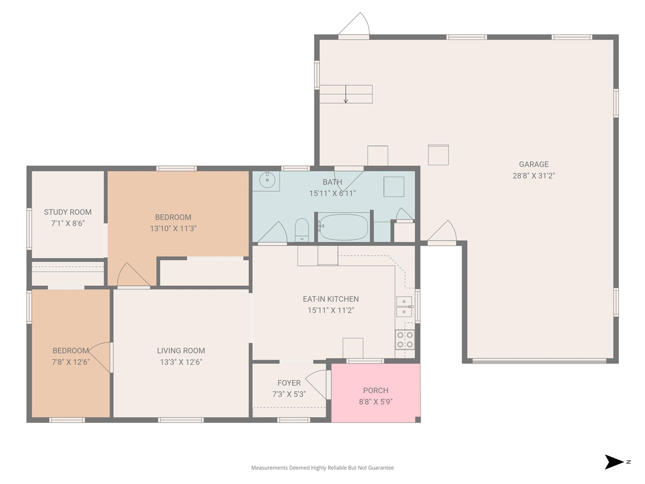 283 S Jones Street, Grant, MI, 49327-9135