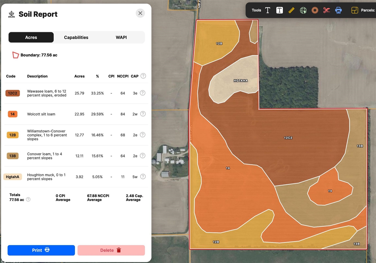 Long Lake Road, Reading, MI, 49274