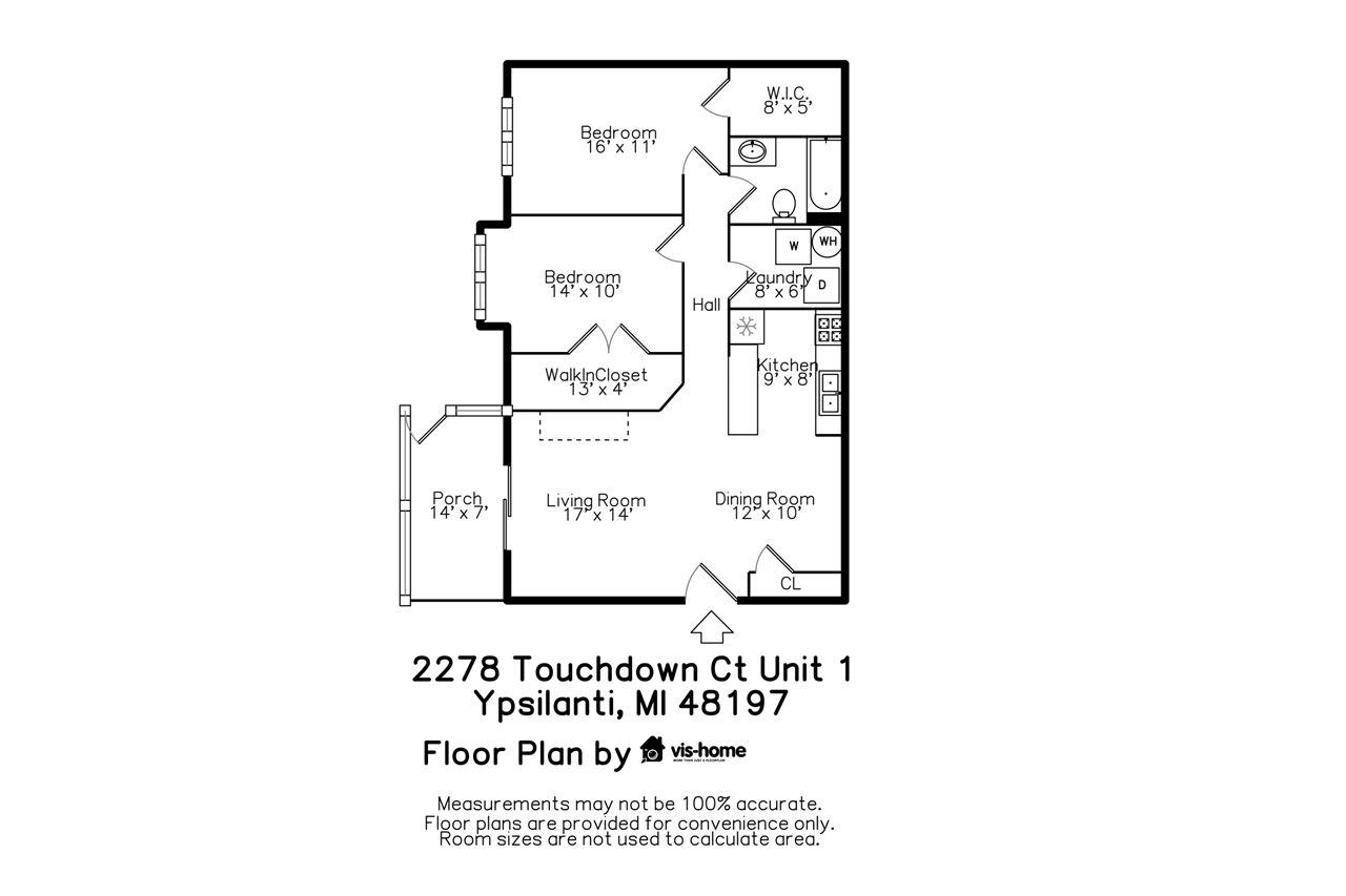2278 Touchdown Court UNIT&nbsp;1, Ypsilanti, MI, 48197-1563