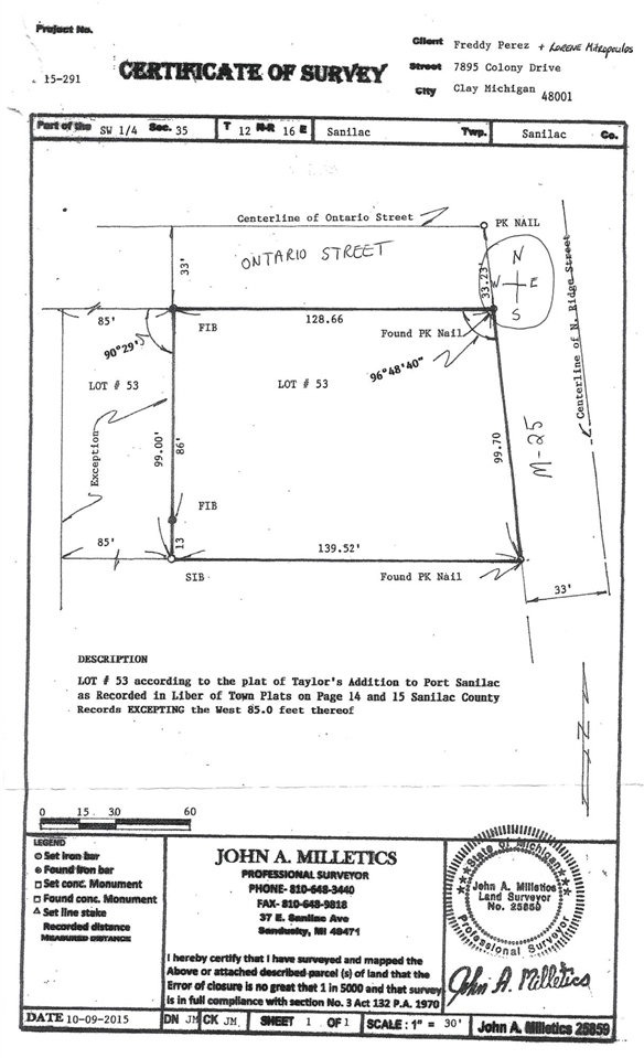 41 N Ridge Street, Port Sanilac, MI, 48469-9714