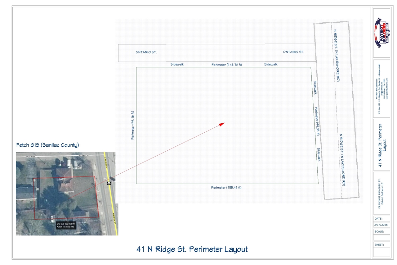 41 N Ridge Street, Port Sanilac, MI, 48469-9714