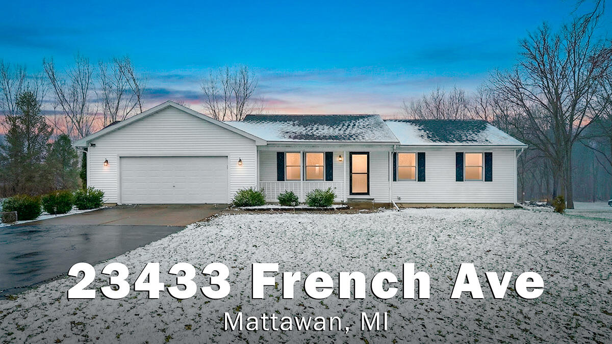 Homes for sale in Mattawan, MI | 23433 French Ave, Mattawan, MI 49071 | MLS# 70520329