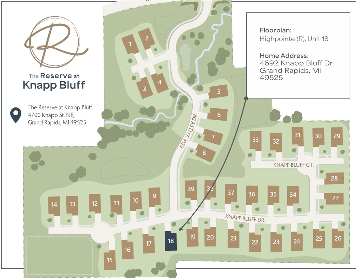 4692 Knapp Bluff Drive, Grand Rapids, MI, 49525