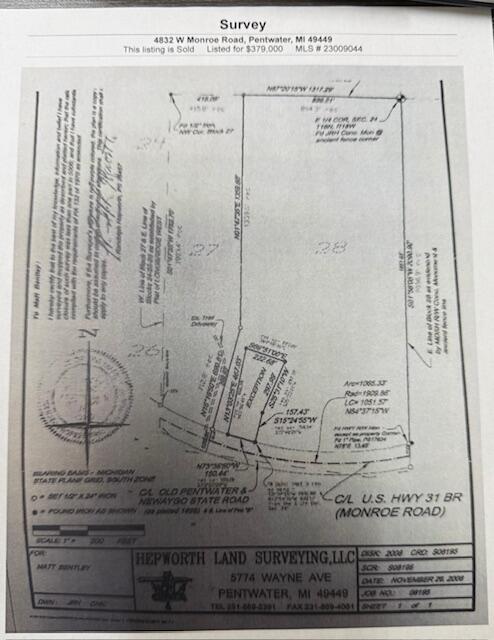 4832 W Monroe Road, Pentwater, MI, 49449-8910