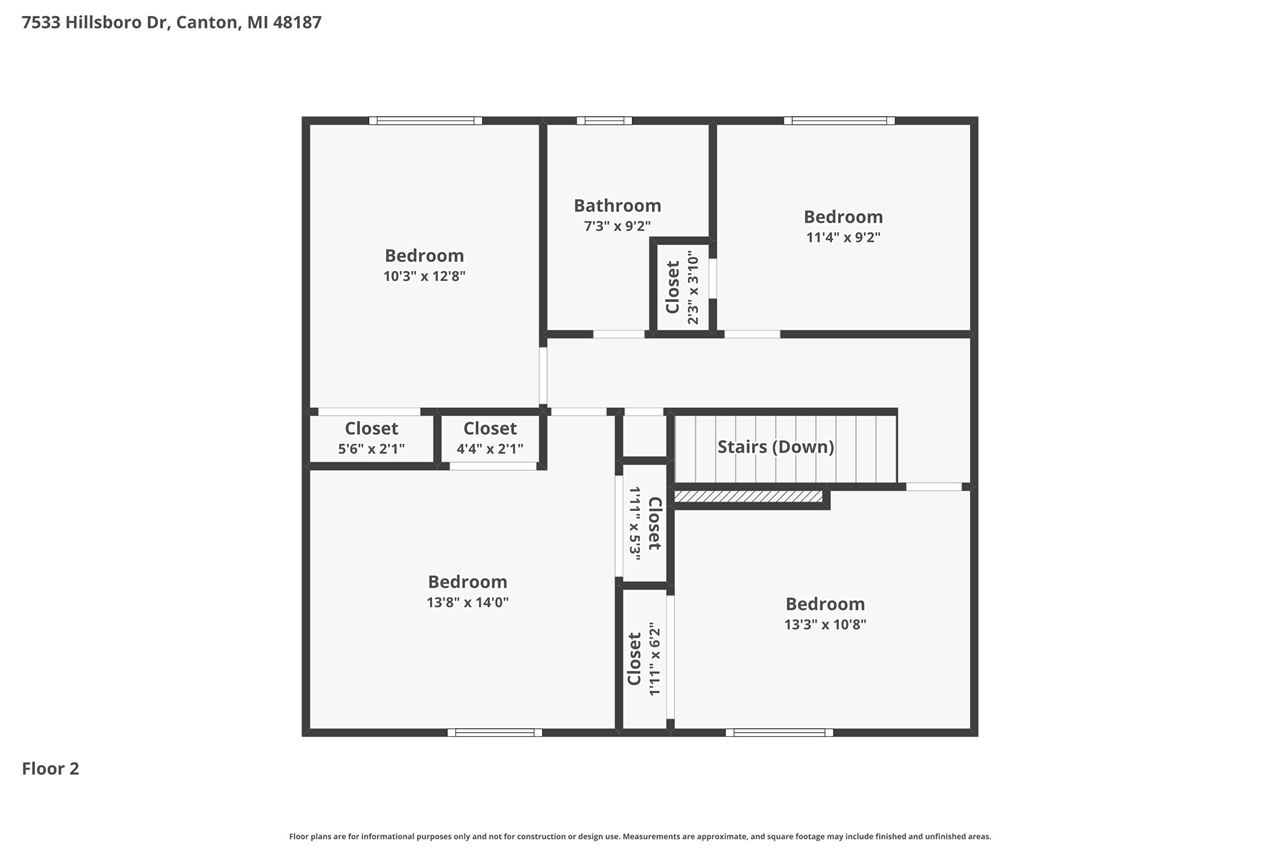 7533 Hillsboro Drive, Canton, MI, 48187-2205