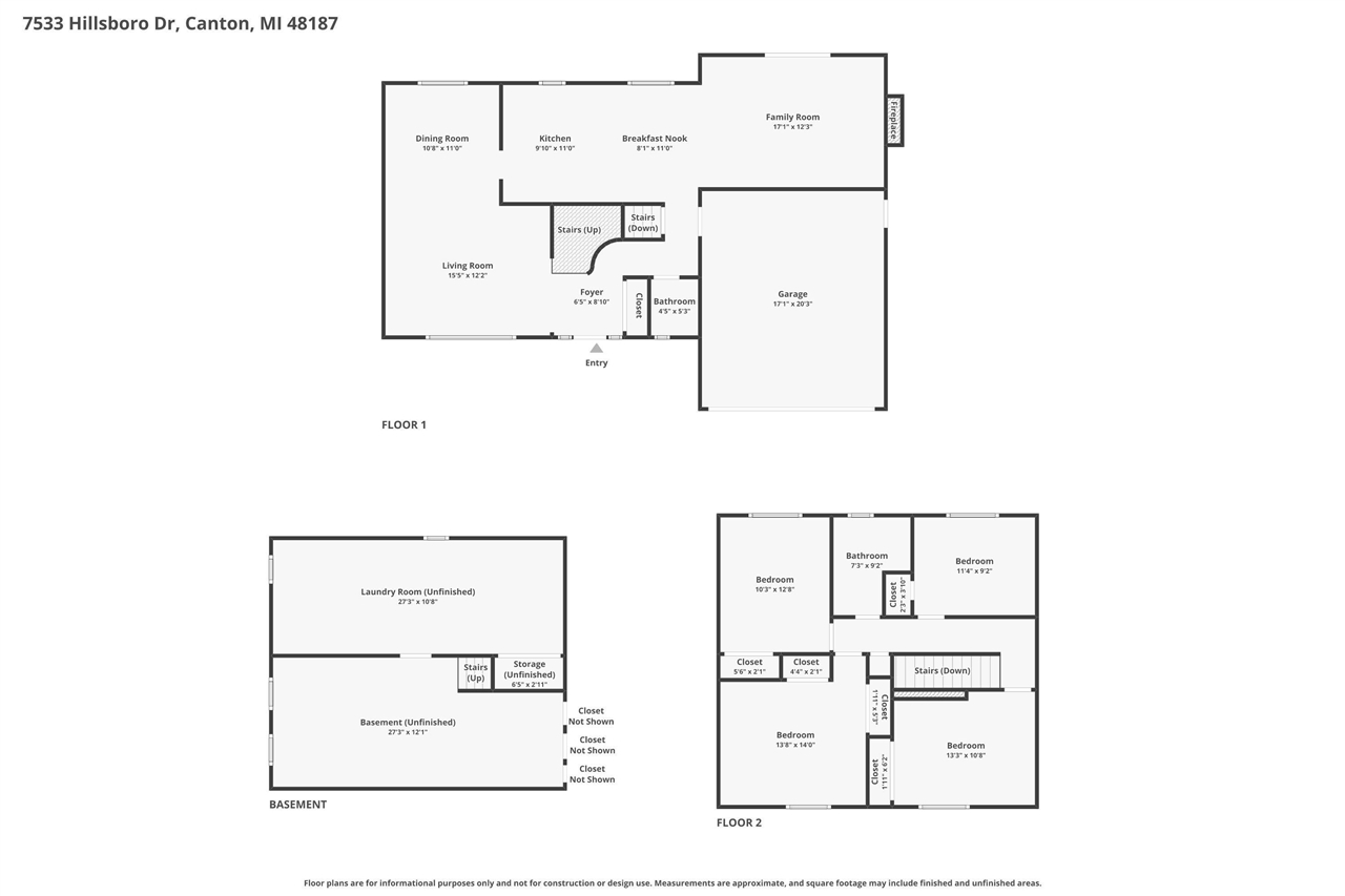 7533 Hillsboro Drive, Canton, MI, 48187-2205