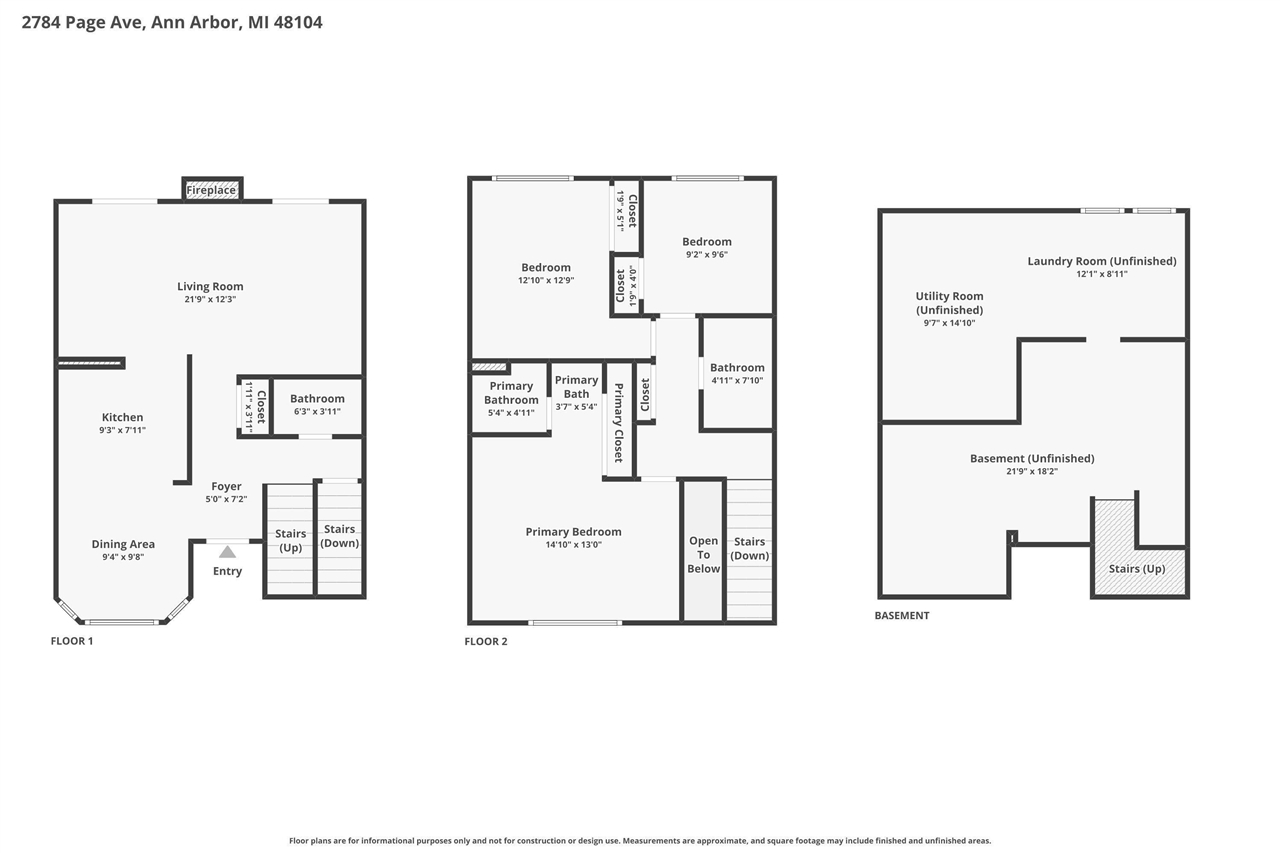 2784 Page Avenue, Ann Arbor, MI, 48104-6914