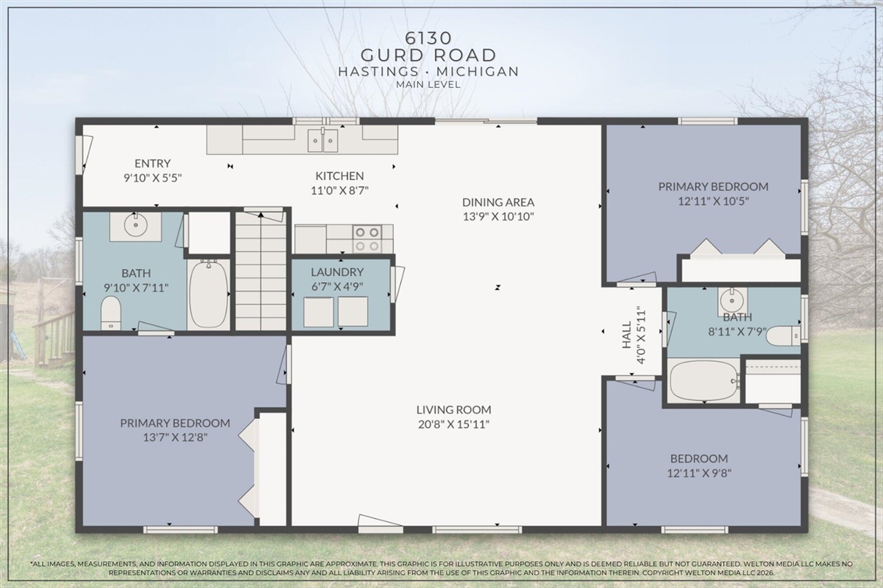 6130 Gurd Road, Hastings, MI, 49058-8634