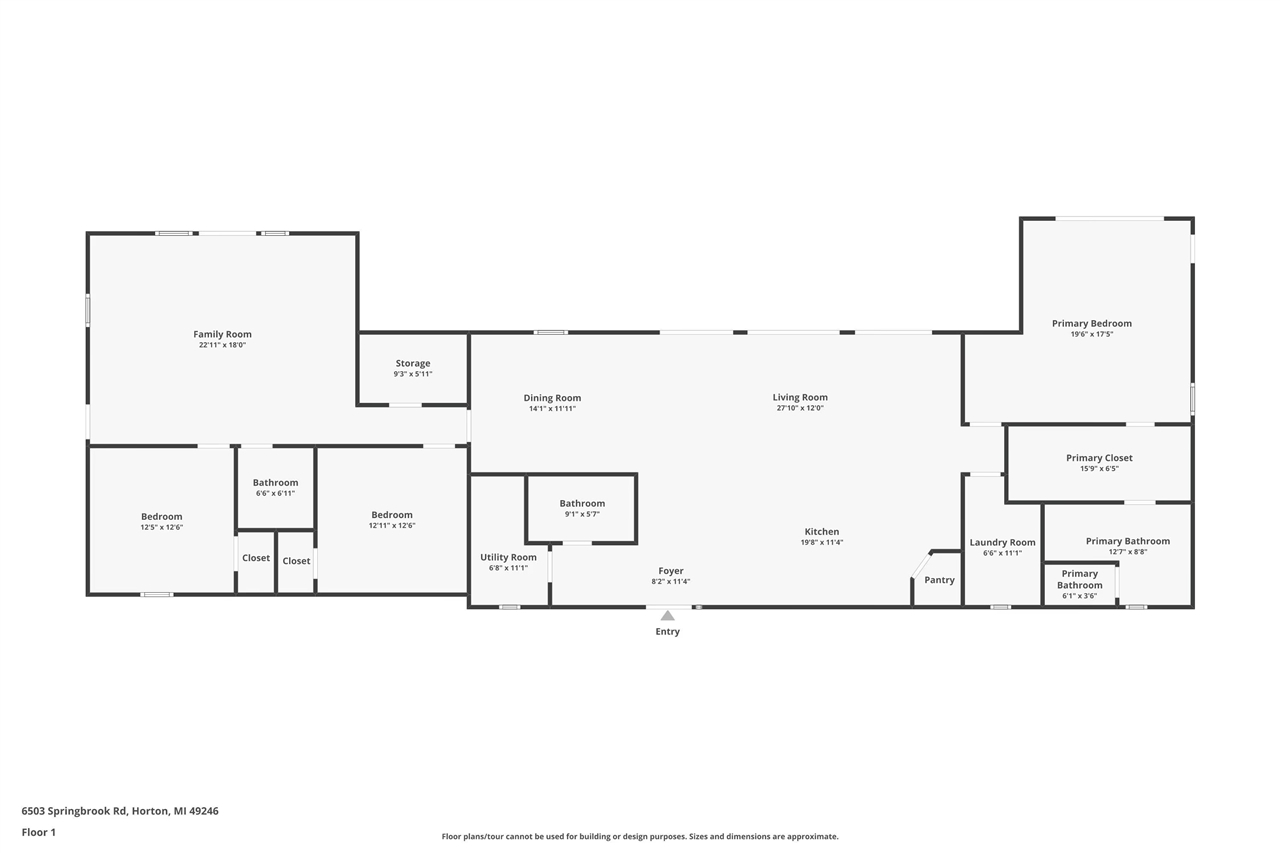 6503 Springbrook Road, Horton, MI, 49246-9000
