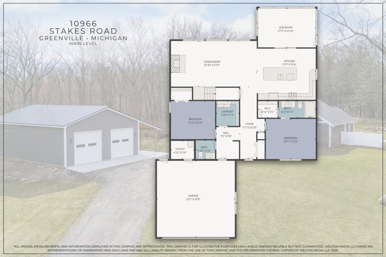 10966 S Stakes Road, Greenville, MI, 48838-9467