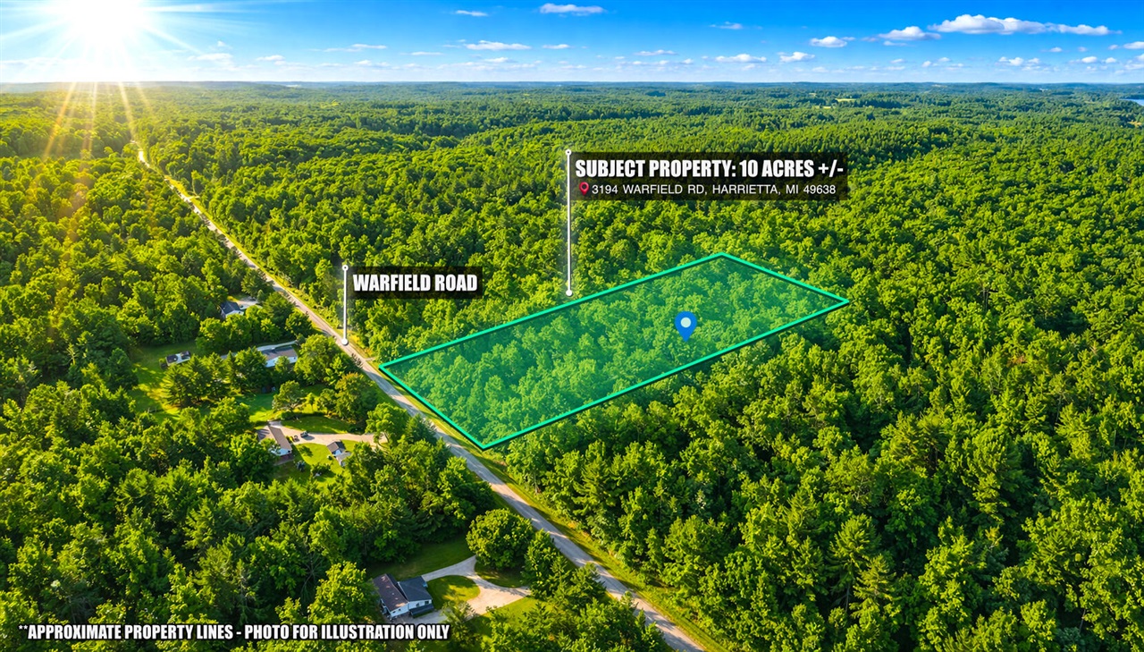 3194 N Warfield Road, Harrietta, MI, 49638-9604