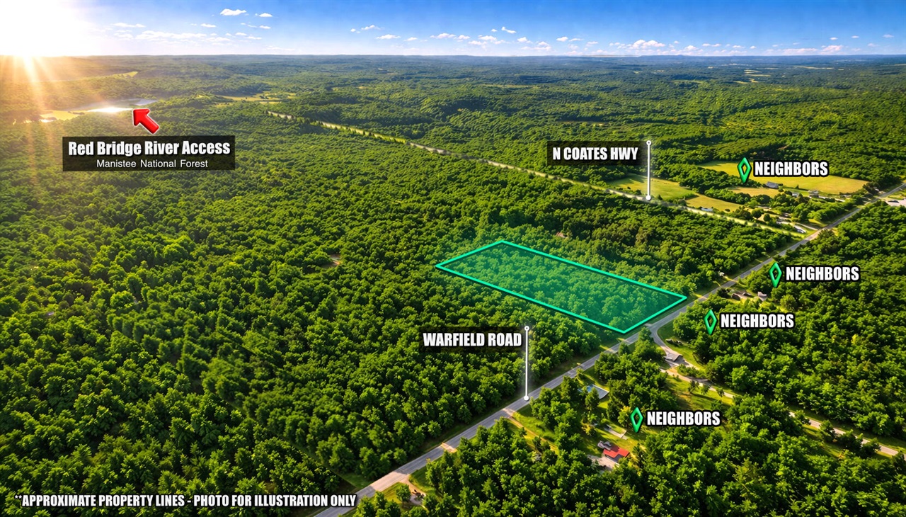 3194 N Warfield Road, Harrietta, MI, 49638-9604