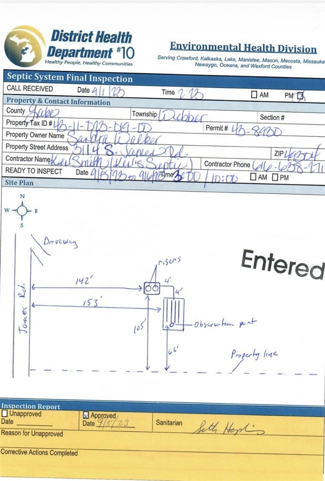 3114 S James Road, Baldwin, MI, 49304