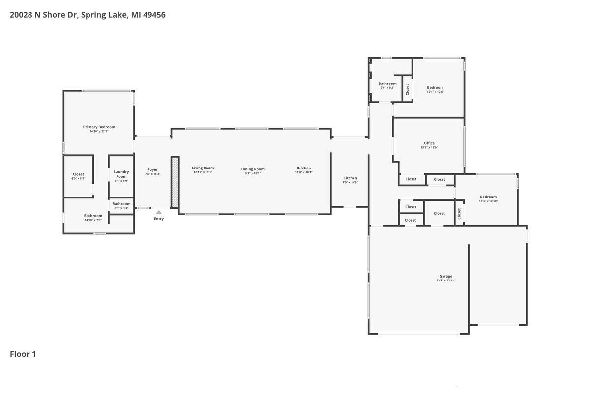 20028 North Shore Drive, Spring Lake, MI, 49456-9423