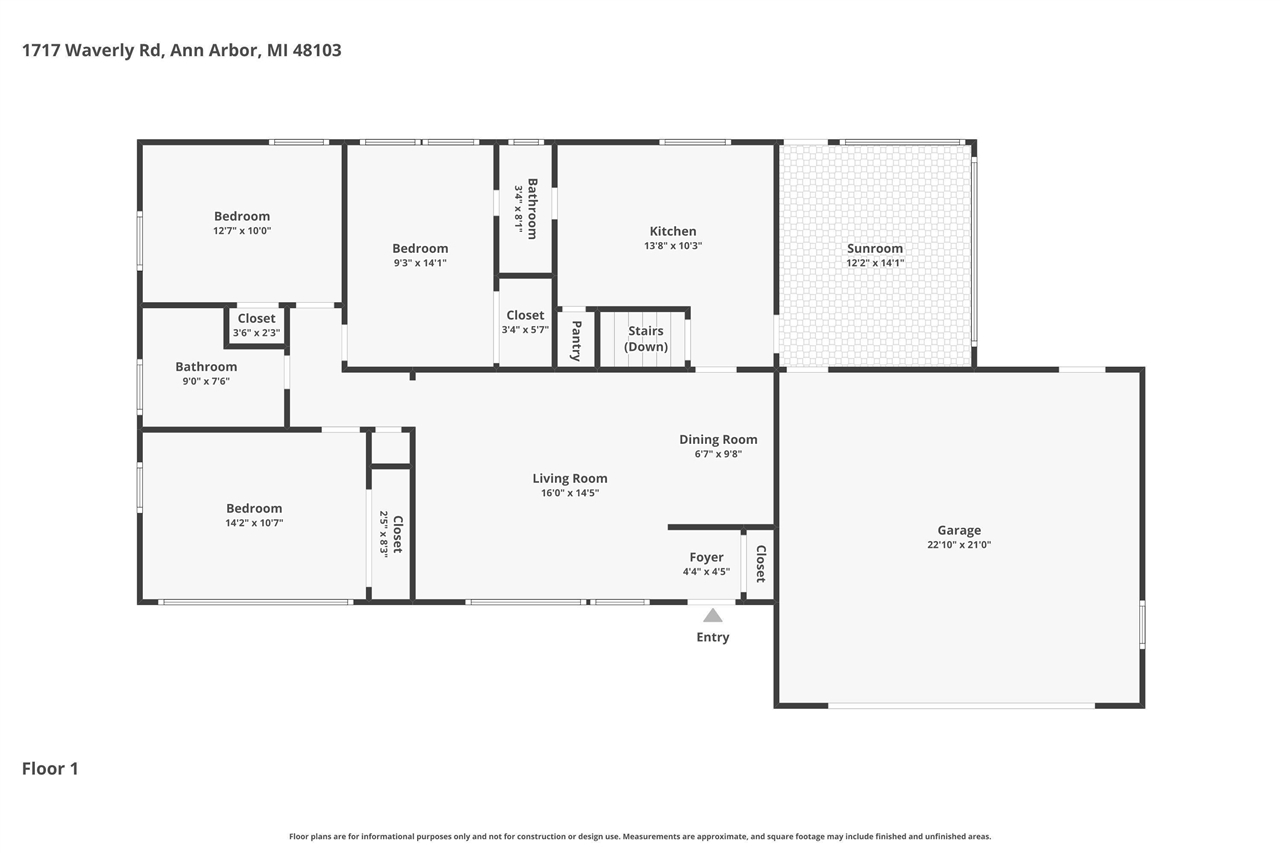 1717 Waverly Road, Ann Arbor, MI, 48103-5649